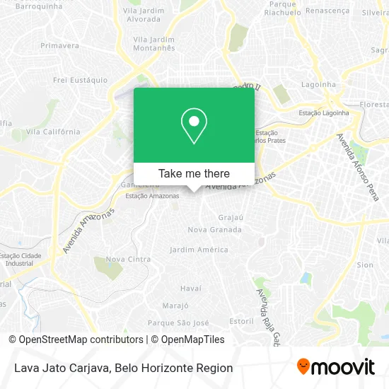 Lava Jato Carjava map