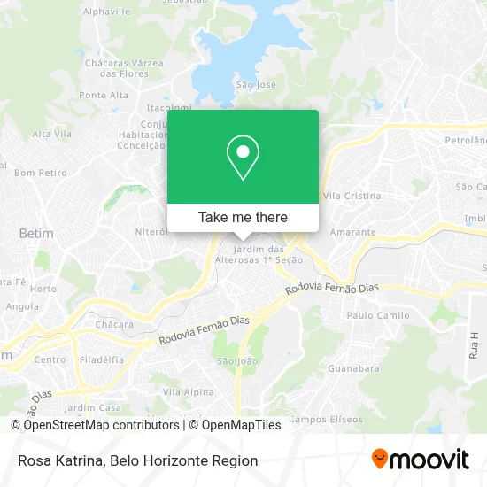 Rosa Katrina map