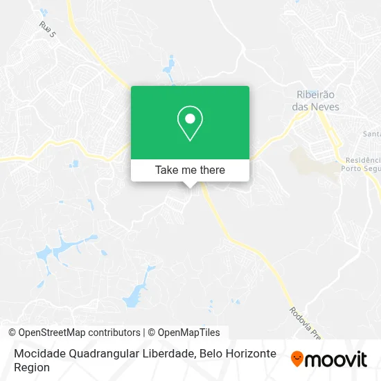 Mocidade  Quadrangular  Liberdade map
