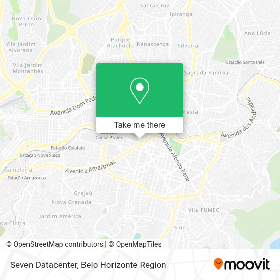 Seven Datacenter map