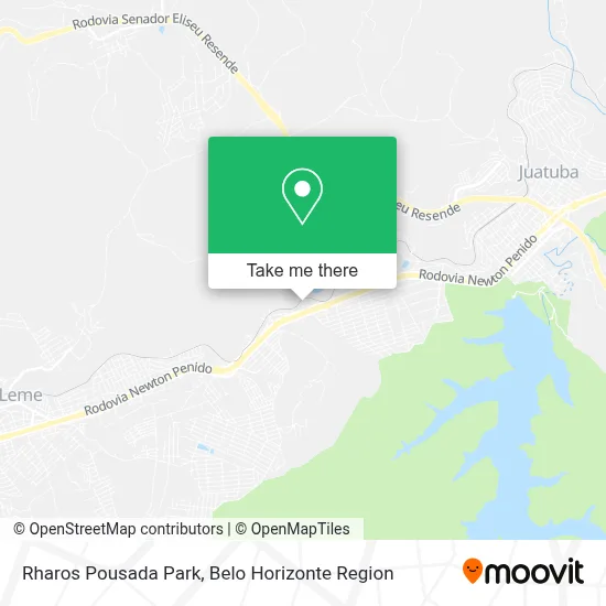 Rharos Pousada Park map