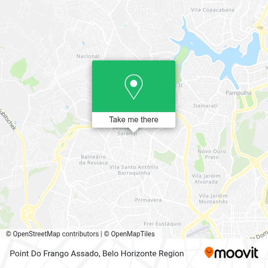 Point Do Frango Assado map