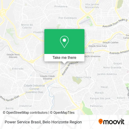 Power Service Brasil map