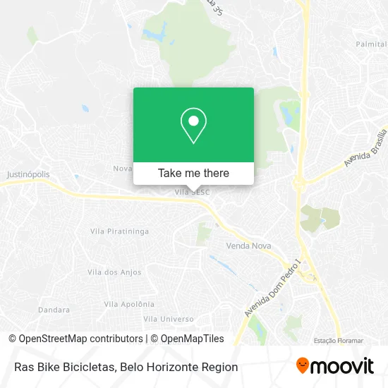 Ras Bike Bicicletas map