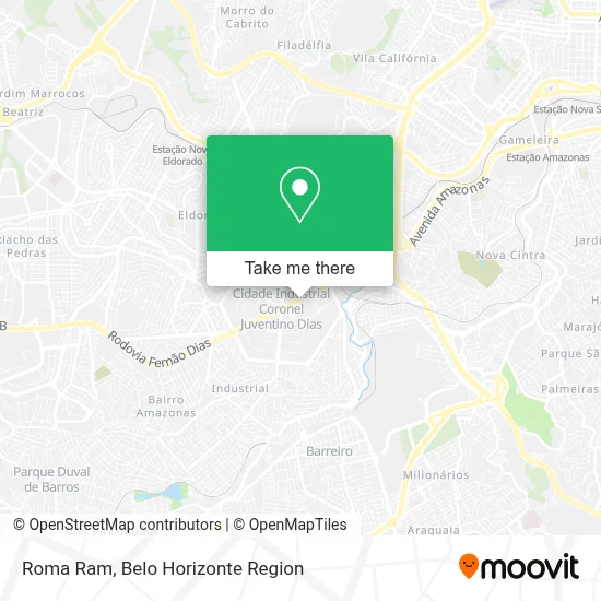 Roma Ram map