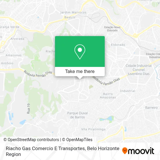 Riacho Gas Comercio E Transportes map