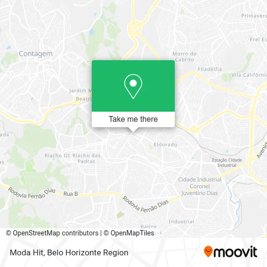 Moda Hit map