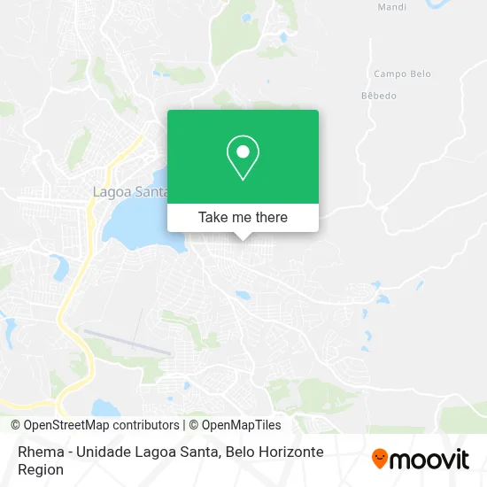 Rhema - Unidade Lagoa Santa map