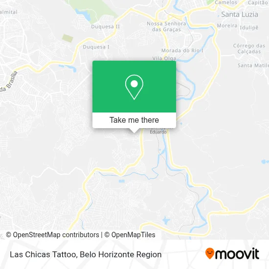 Las Chicas Tattoo map