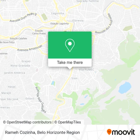 Rameh Cozinha map
