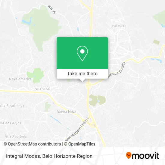 Integral Modas map