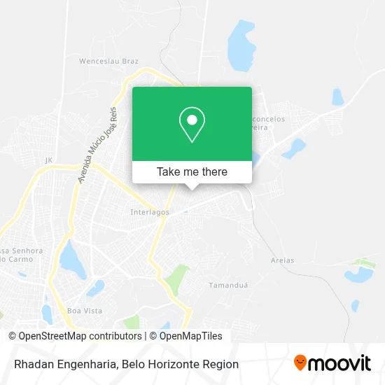 Rhadan Engenharia map