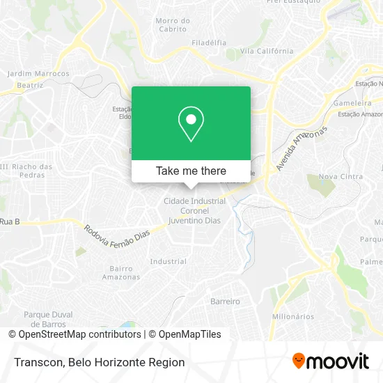 Transcon map