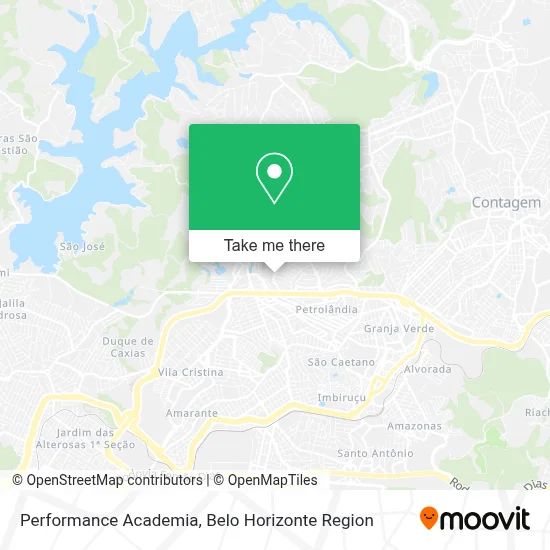 Performance Academia map