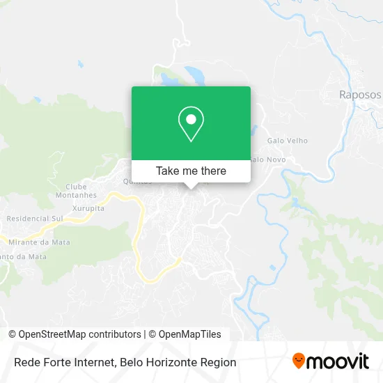 Rede Forte Internet map