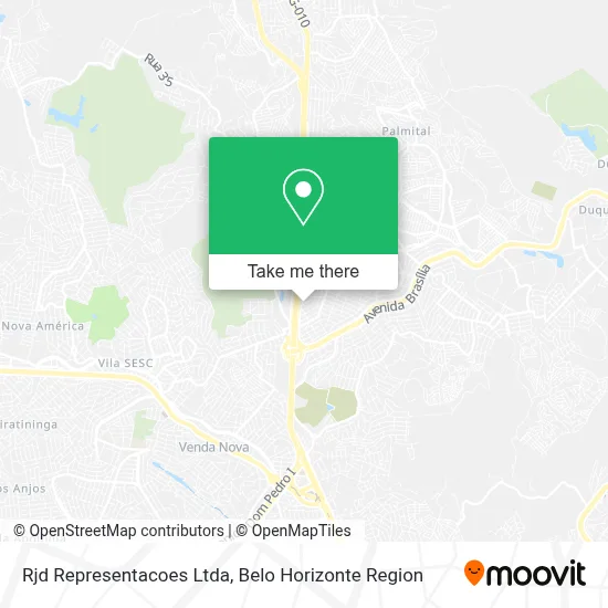 Rjd Representacoes Ltda map