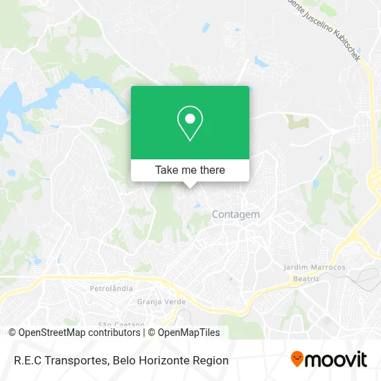 R.E.C Transportes map
