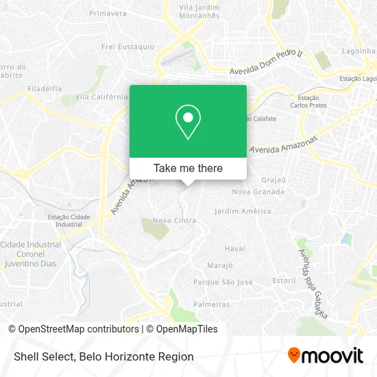 Shell Select map