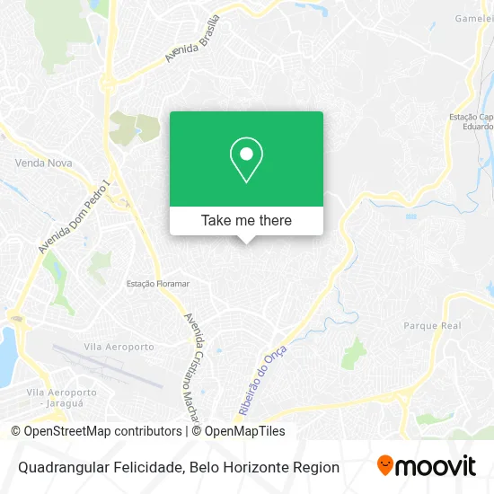 Quadrangular Felicidade map