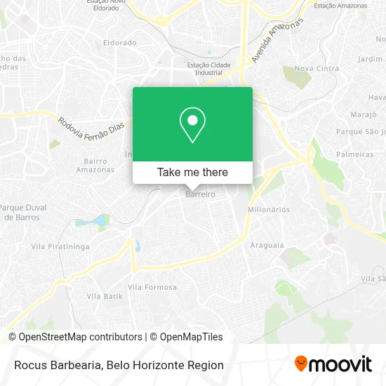 Rocus Barbearia map