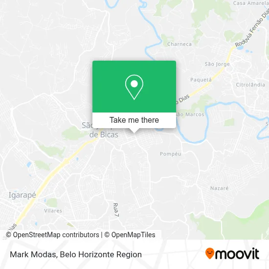Mark Modas map