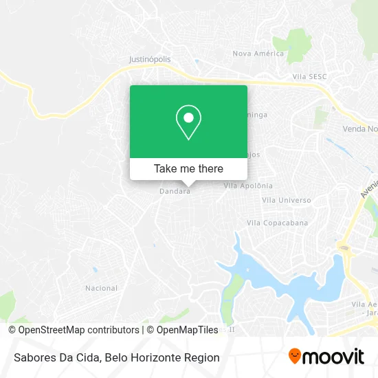 Sabores Da Cida map