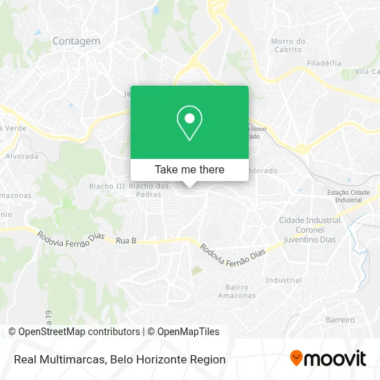Real Multimarcas map