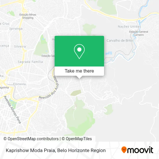 Kaprishow Moda Praia map