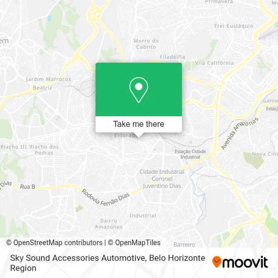 Sky Sound Accessories Automotive map