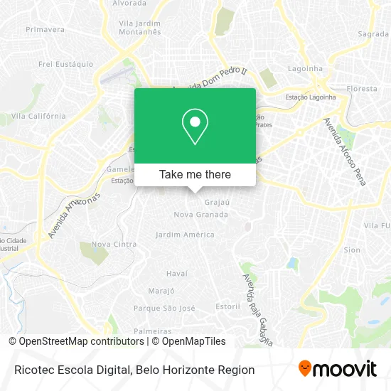 Ricotec Escola Digital map