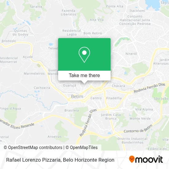 Rafael Lorenzo Pizzaria map
