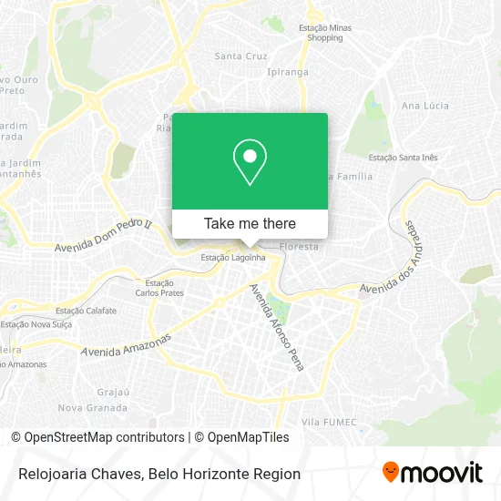 Relojoaria Chaves map