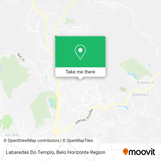 Labaredas Do Templo map