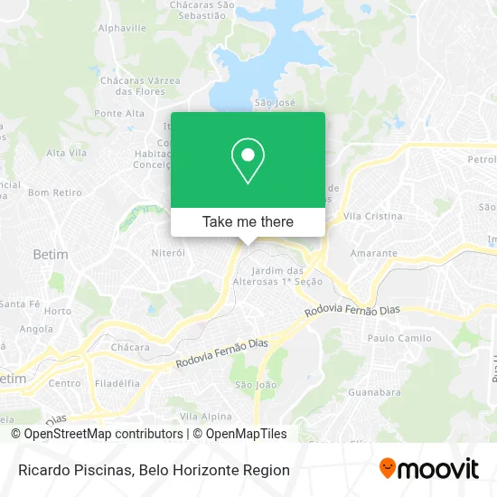 Ricardo Piscinas map