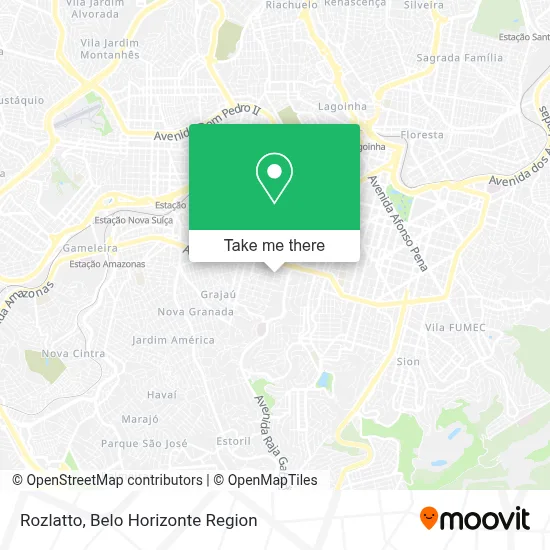 Rozlatto map