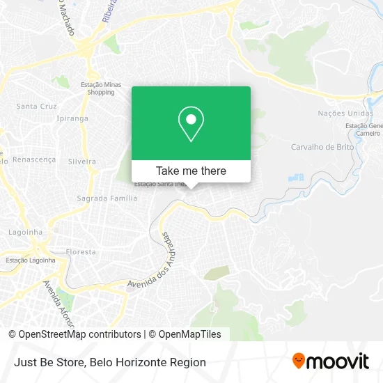 Just Be Store map