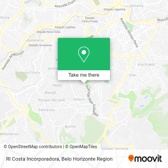 Rl Costa Incorporadora map