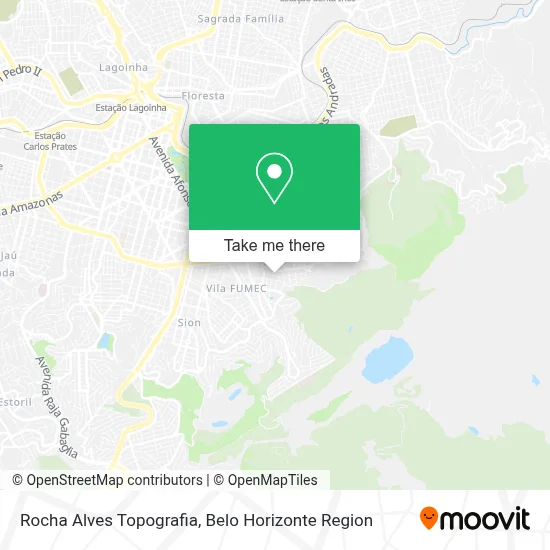 Rocha Alves Topografia map