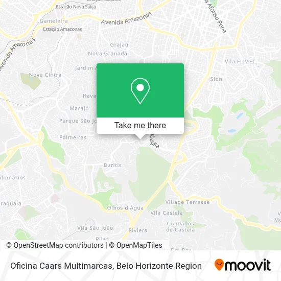 Oficina Caars Multimarcas map
