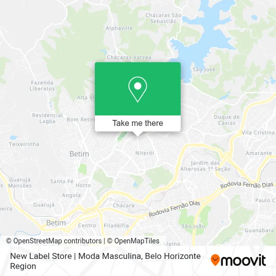 New Label Store | Moda Masculina map