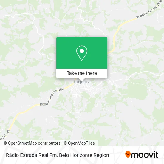 Rádio Estrada Real Fm map