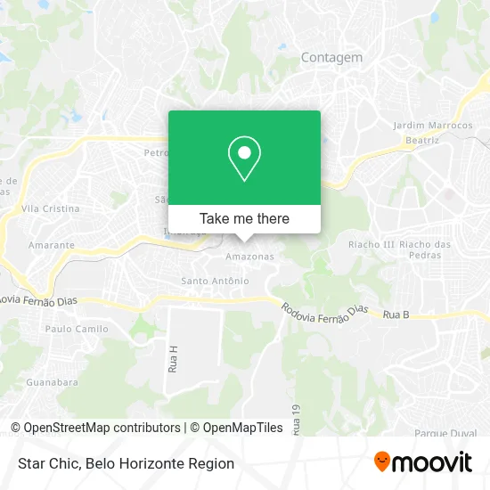 Star Chic map