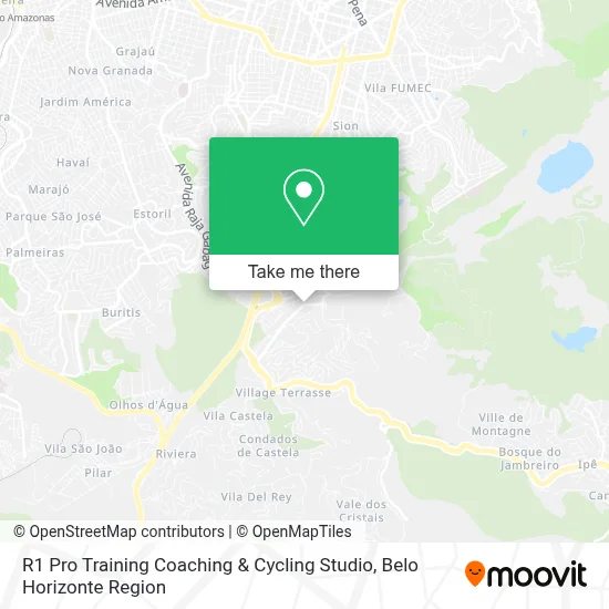 R1 Pro Training Coaching & Cycling Studio map