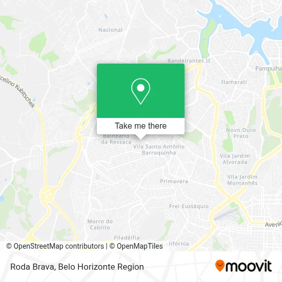 Roda Brava map