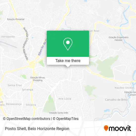 Posto Shell map