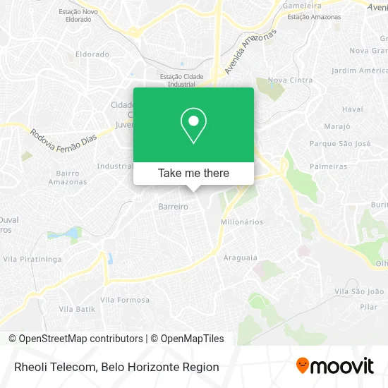 Rheoli Telecom map