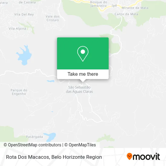 Rota Dos Macacos map