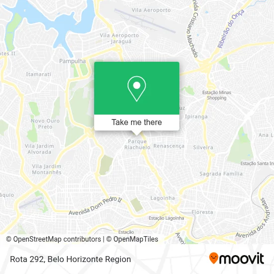 Rota 292 map