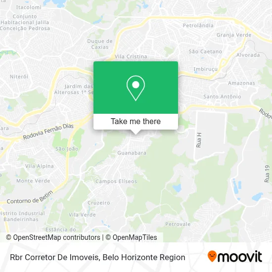 Rbr Corretor De Imoveis map