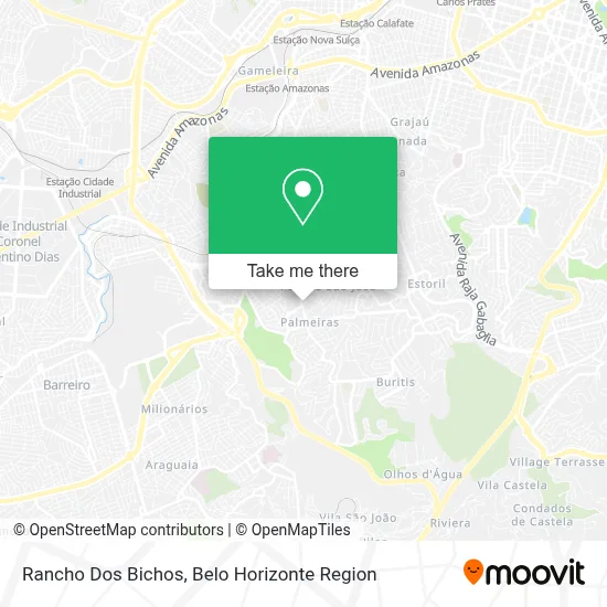 Rancho Dos Bichos map